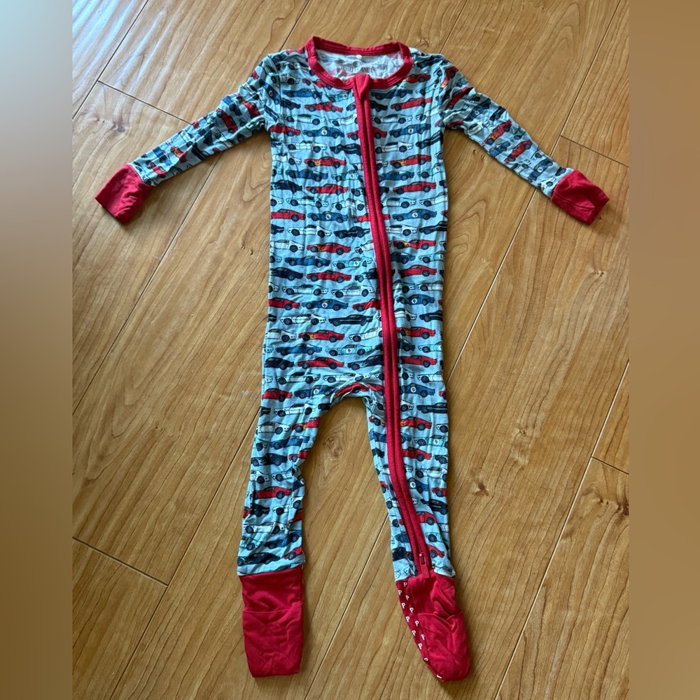 Posh Peanut Convertivle One Piece Pajamas in Miles